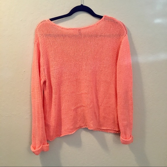 H&M Coral Knit Sweater - Picture 2 of 3